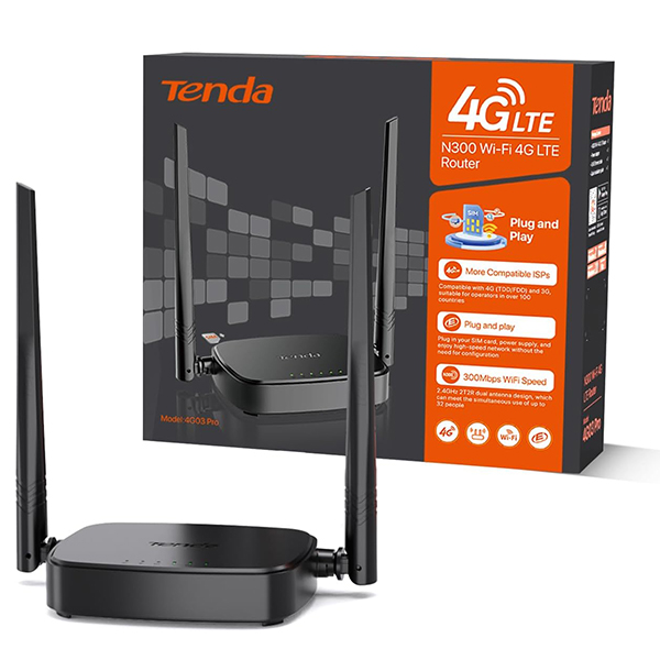 MODEM TENDA 4G03 PRO AVEC ANTENNE