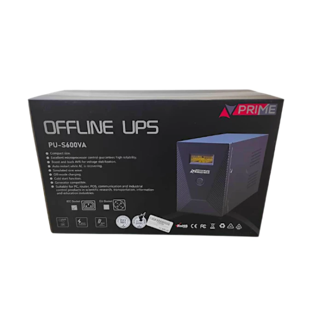 ONDULEUR PRIME 600VA 2 SORTIES FR